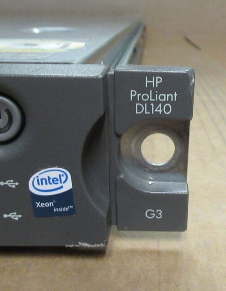 HP ProLiant DL140 G3 Xeon SL9RZ 1 60Ghz 2GB Ram 160GB HDD 1U Rackmount ...
