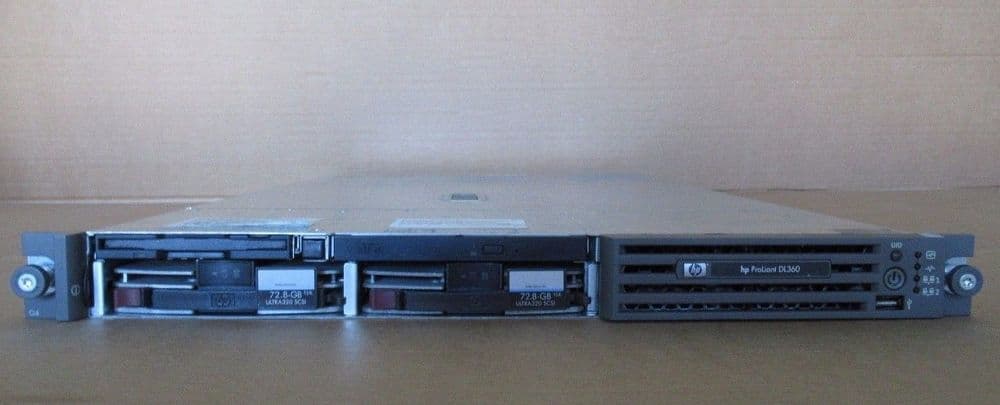HP Proliant DL360 G3 2x XEON 3 6GHz 8GB 2x 72 8GB HDD RAID 2U Rack ...