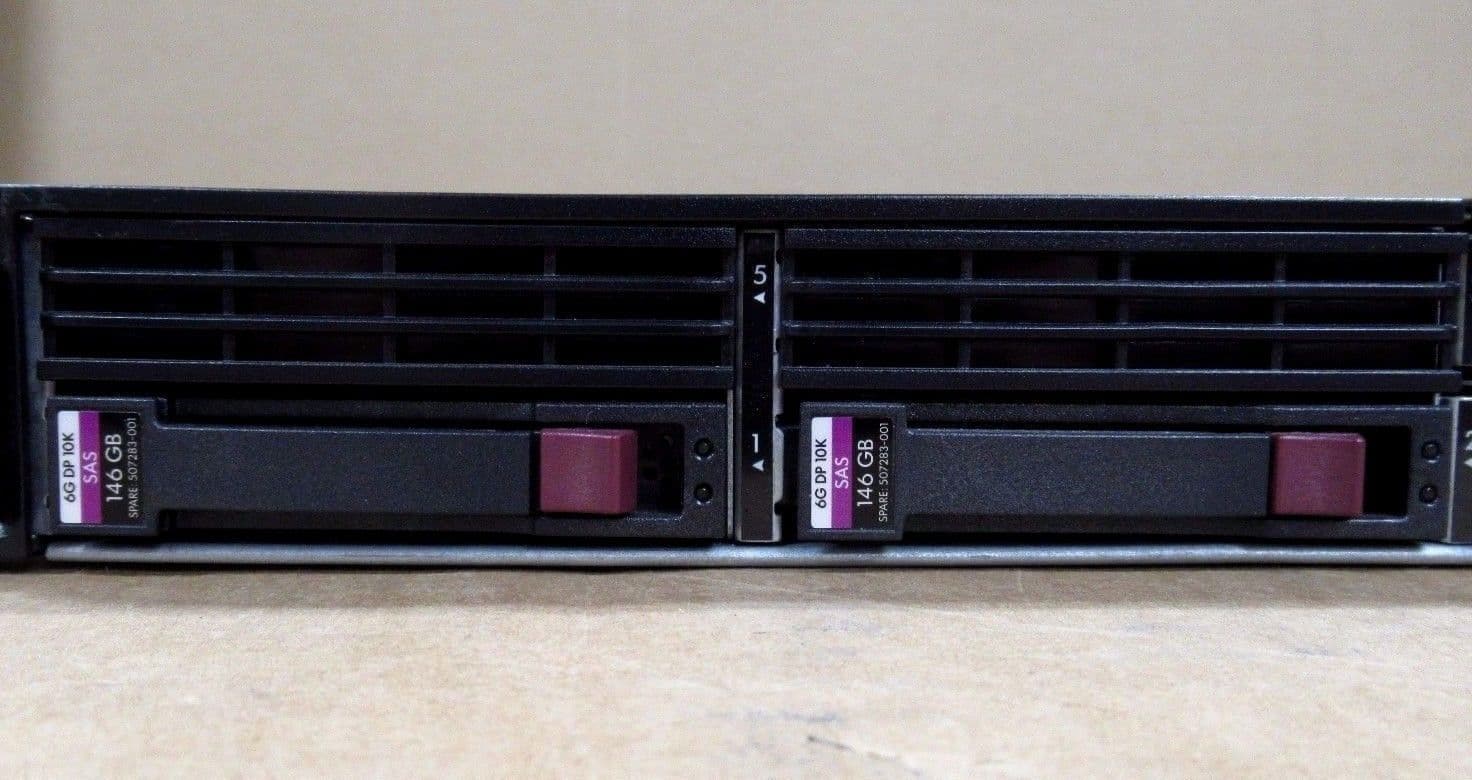 HP Proliant DL360 G7 2 x XEON 6CORE X5650 2 66GHz 24GB RAM RAID 4x