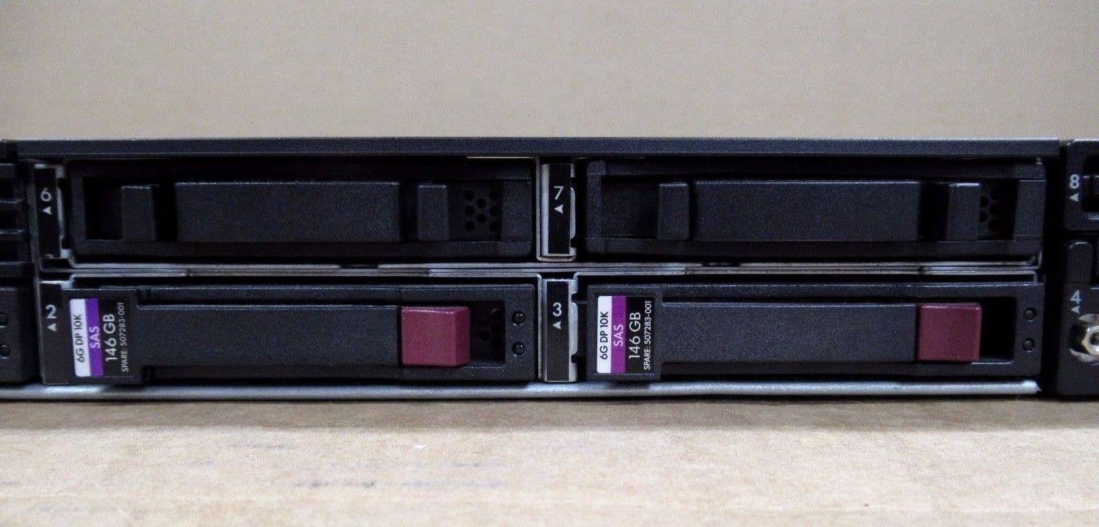 HP Proliant DL360 G7 2 x XEON 6CORE X5650 2 66GHz 24GB RAM RAID 4x