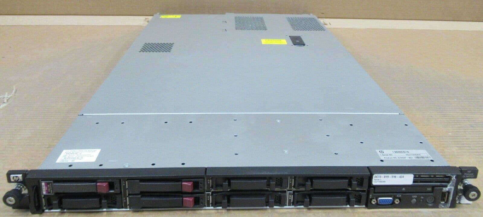 HP PROLIANT DL360 G7 2x Xeon E5620 2 4GHz 72GB Ram 146GB HDD RAID Rack