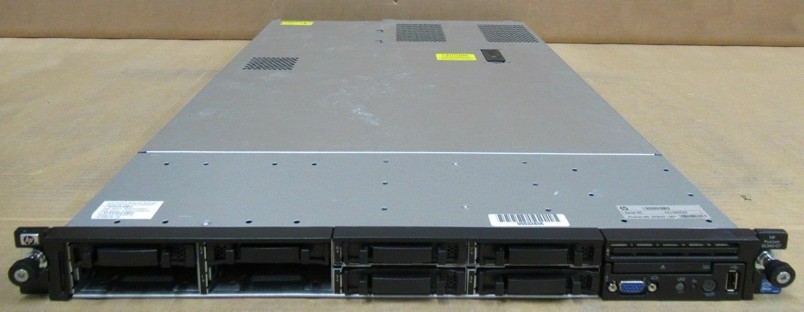 HP ProLiant DL360 G7 Xeon E5620 2 4GHz 12GB 3x4GB 8 Bay 1U Rackmount Server