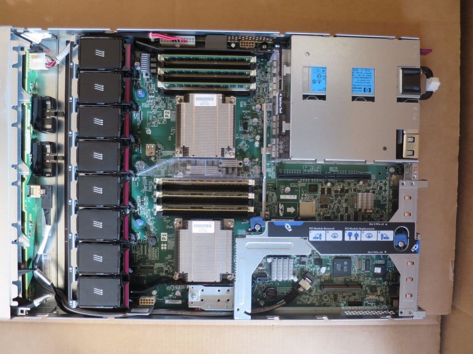 HP ProLiant DL360e GEN8 G8 2 x Six-Core XEON E5-2430 2 2GHz 24GB 1U ...