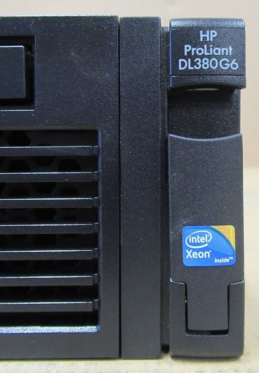 HP Proliant DL380 G6 1x Quad Core Xeon X5550 2 66GHz 72GB HDD 2U Server