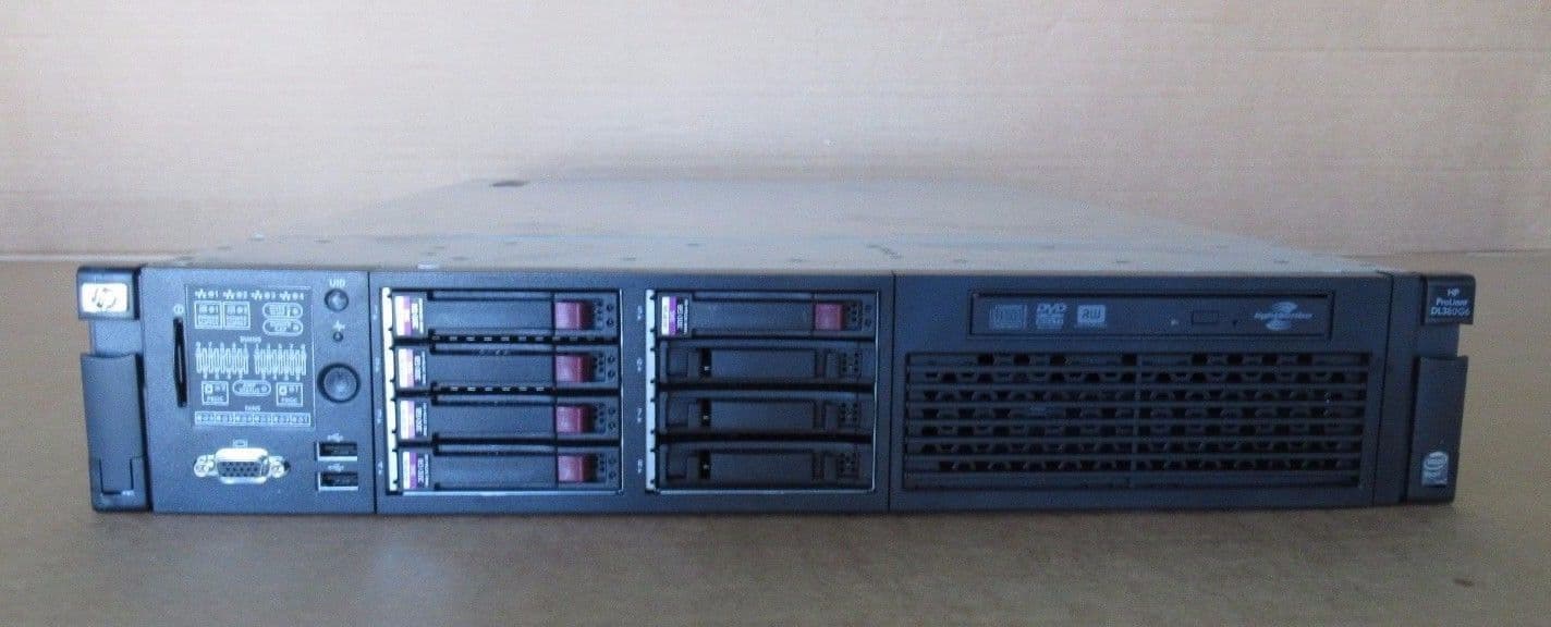 HP Proliant DL380 G6 2 x Intel Xeon Six-Core2 66GHz 48GB 5x 300GB HDD ...