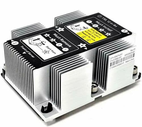 HP Proliant DL380 GEN10 120W+ High Performance CPU Processor Heatsink 875070-001
