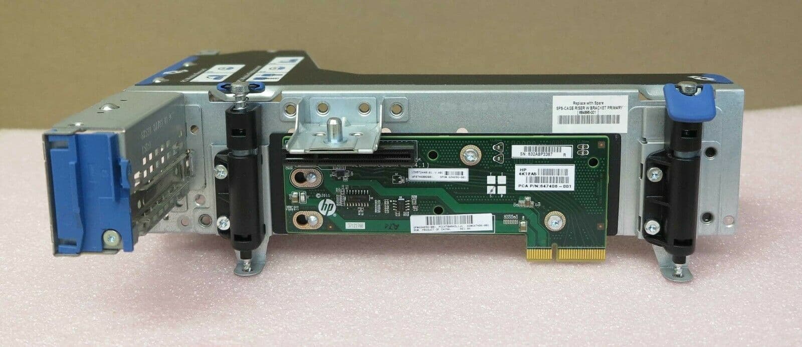 HP ProLiant DL380e Gen8 G8 PCIe 2 0 x4 Cage Riser Board Assembly 684895-001