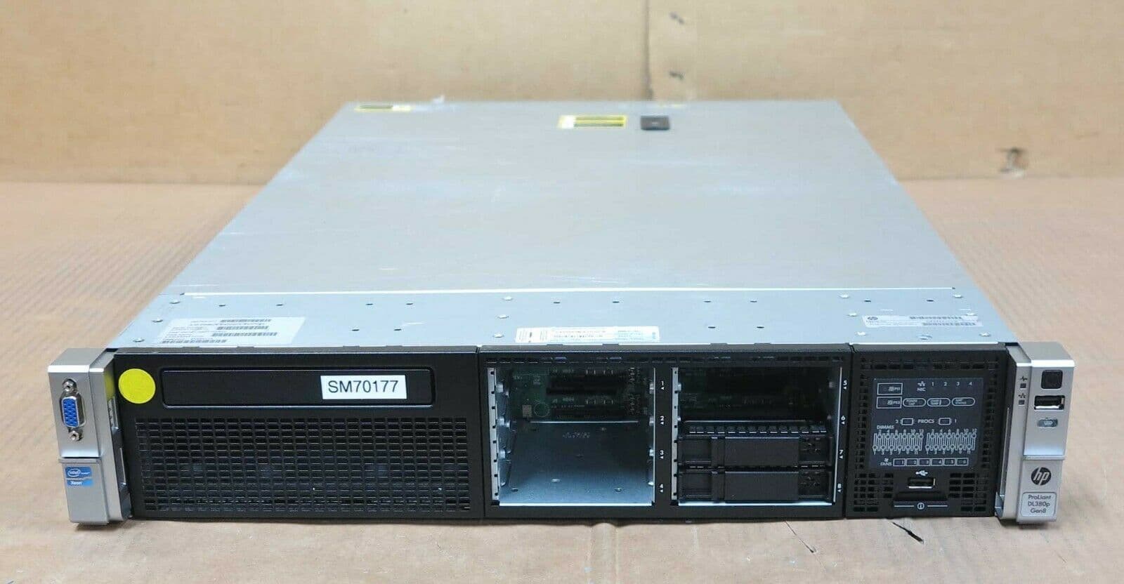 HP ProLiant DL380p G8 2-Core E5-2637 3GHz 32GB Ram 8x 2 5