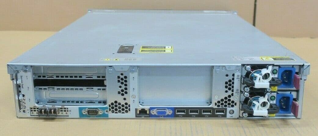 Serveur HP ProLiant DL380P G8 – 2x E5-2650v2, 128Go RAM, P420, 2 Blocs, Rack