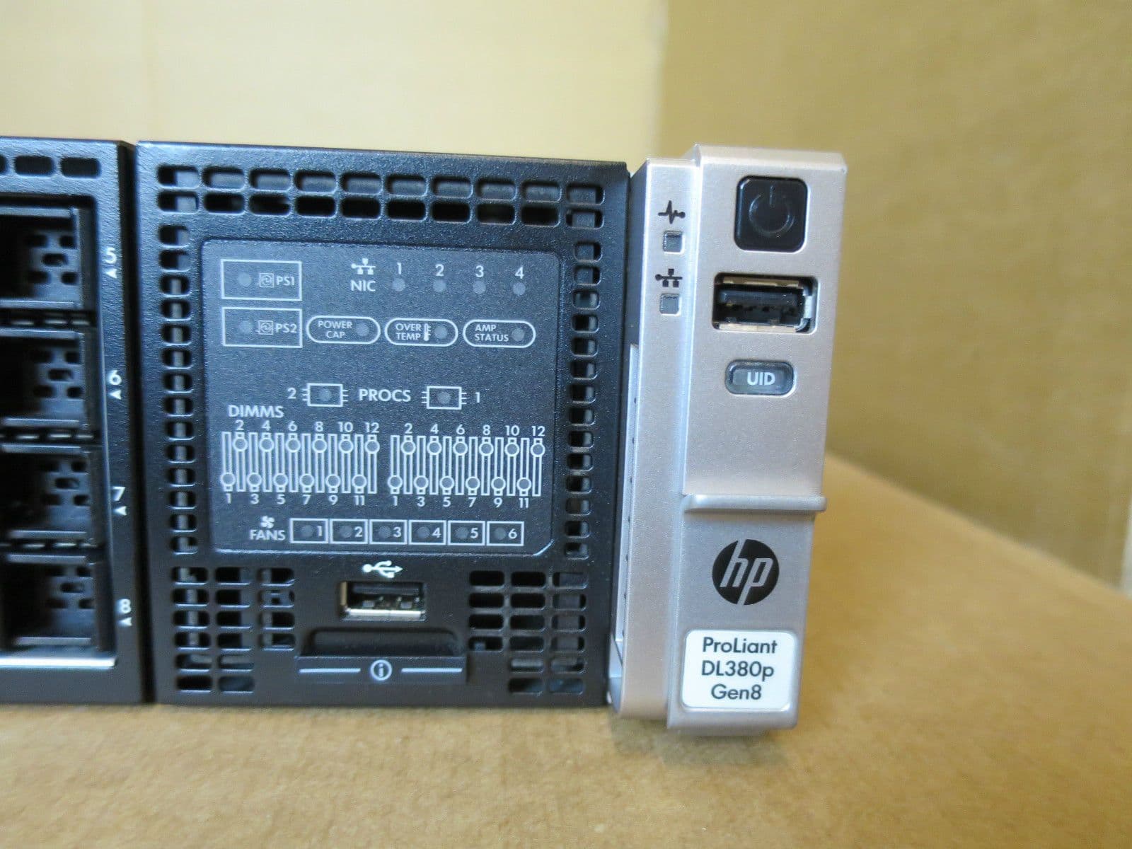 HP Proliant DL380p Gen8 Intel Xeon E52609 2 4GHz 16GB 2U Server Raid