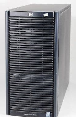 HP Proliant ML350 G6 QUAD 2 x QUAD CORE XEON 2.93GHz Tower Server 36GB 3x 146GB