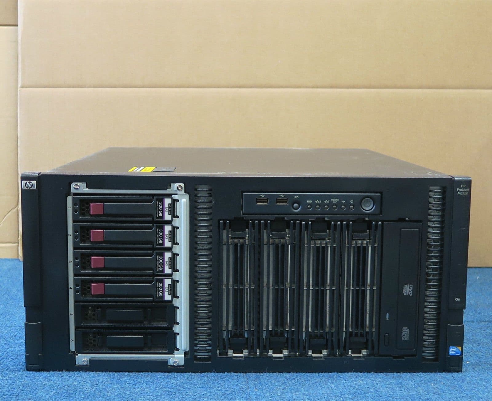 HP Proliant ML350 G6 - Quad Core Xeon E5606 2 13GHz 36GB RAM Rackmount ...