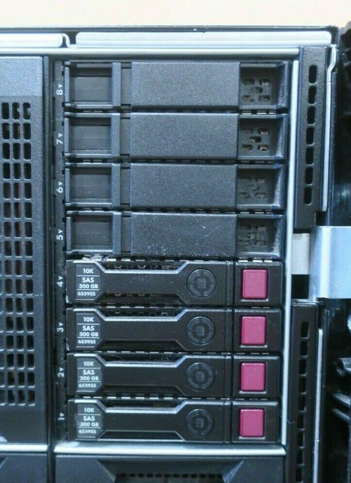 HP Proliant ML350 G9 GEN9 6C E52620v3 16GB Ram 4x 300GB 8x 2 5" Tower Server
