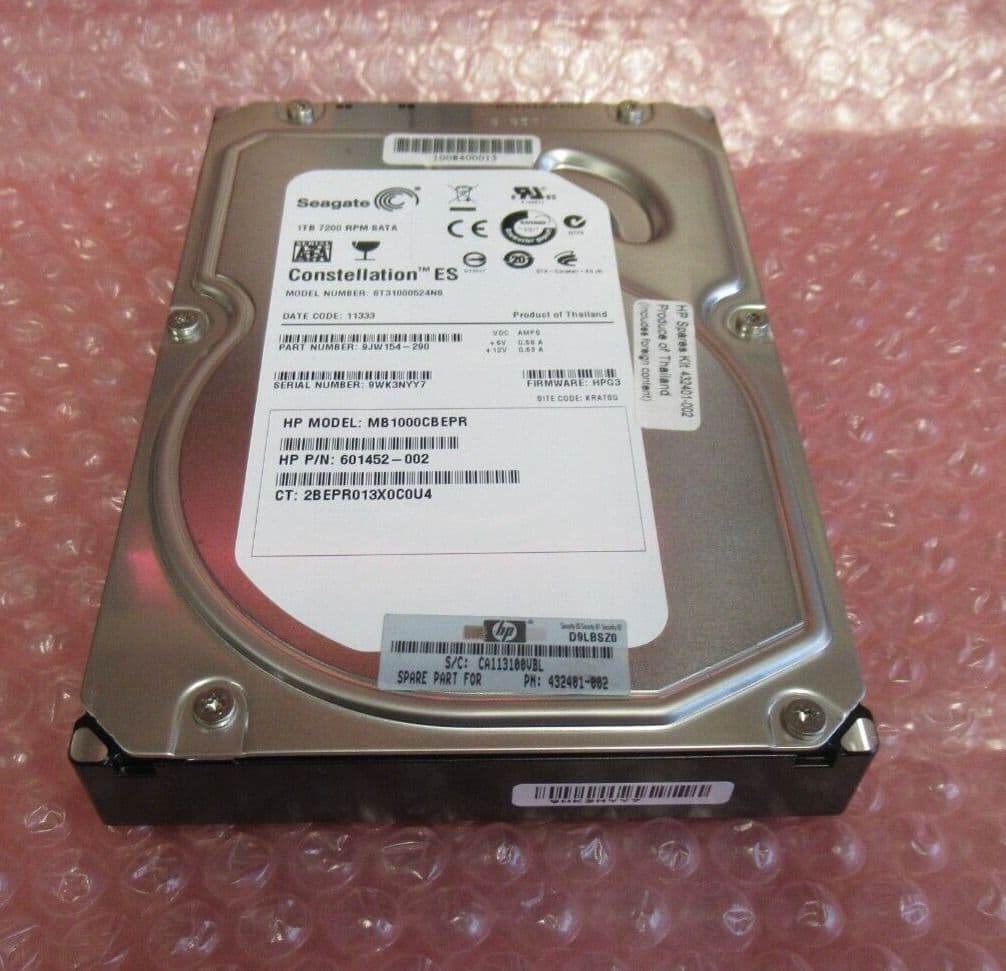 thumbnail image 2 of HP Seagate Constellation ES ST32000644NS 2TB 3.5" SATA HDD – 7200RPM 64MB Cache 2 of 2