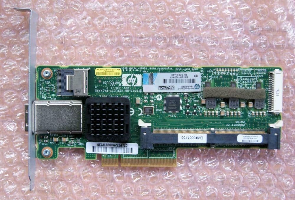 HP Smart Array P212 SAS PCIe RAID Controller Card Full Height Bracket