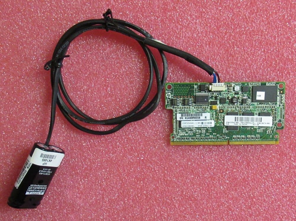 HP Smart Array P420 P421 1GB FBWC Cache Module W/ Battery 633542-001 ...