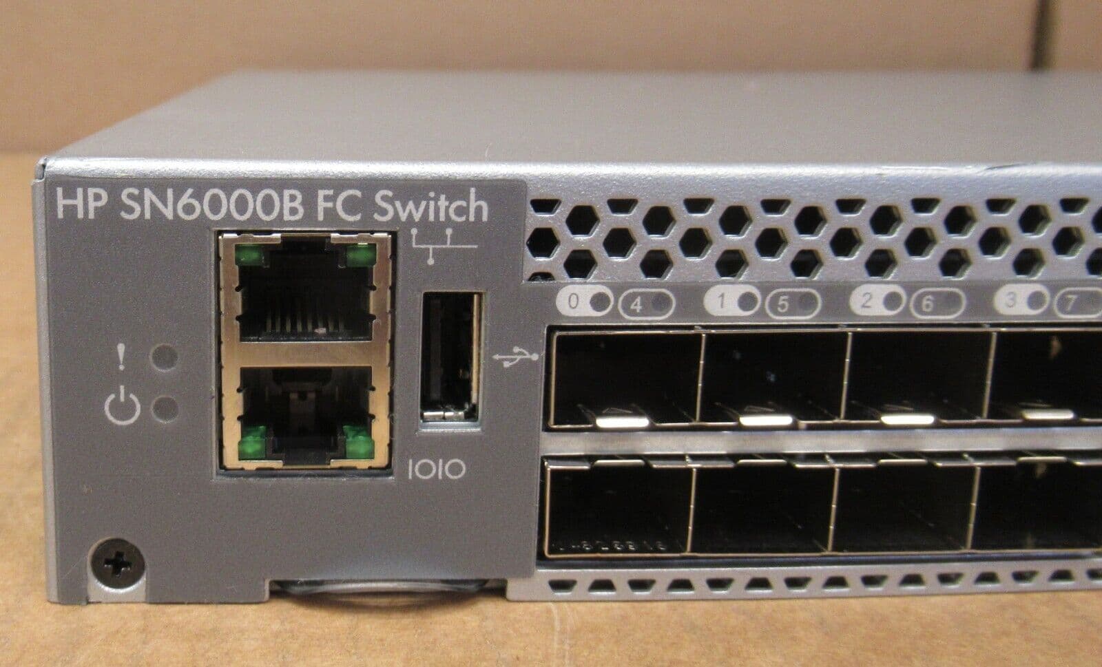 HP SN6000B FC Fibre Channel 48-Port 16Gb SFP Switch & x28;24-Port ...