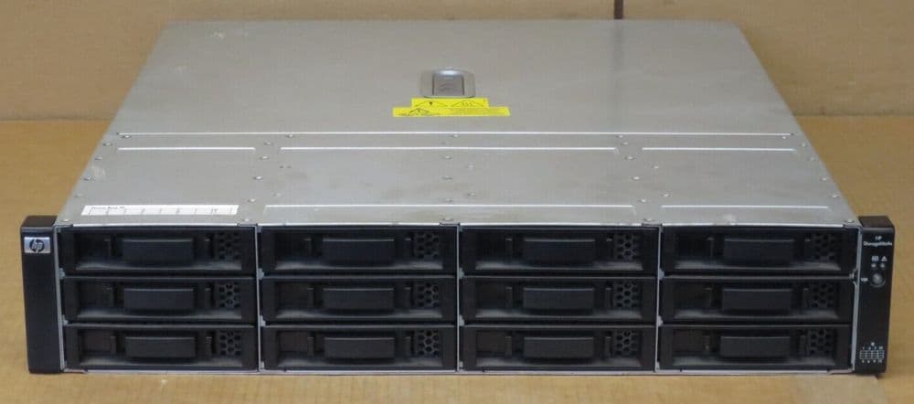 HP StorageWorks 12-Bay Storage Shelf Array 2x 4GB I/O Module AG638A ...