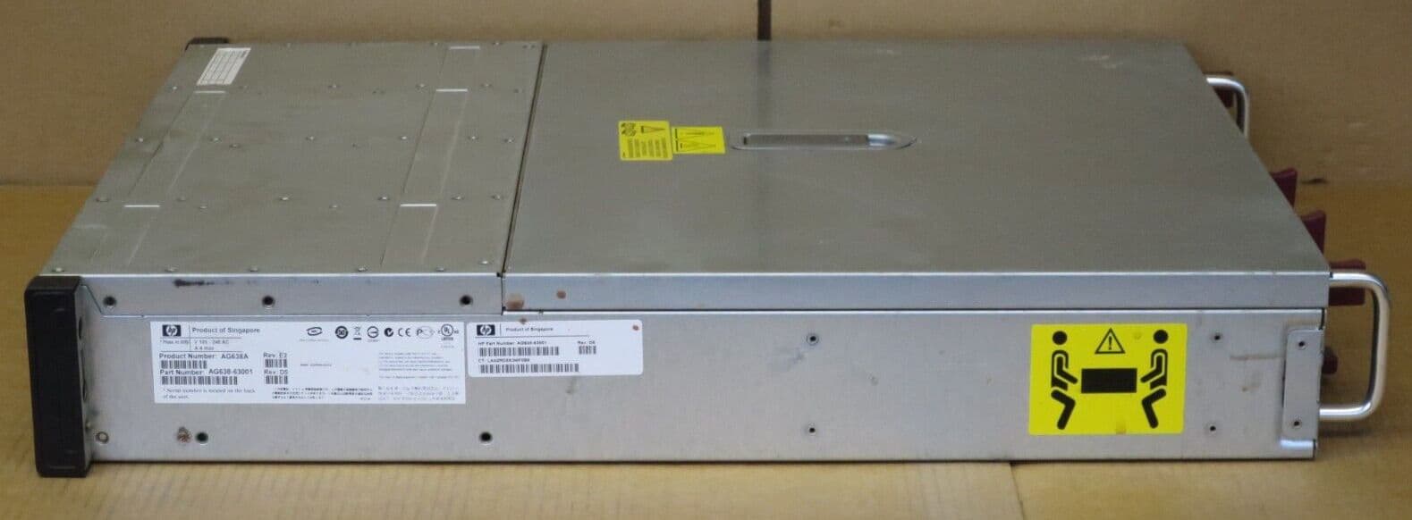 HP StorageWorks 12-Bay Storage Shelf Array 2x 4GB I/O Module AG638A ...