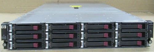 HP Storageworks D2600 2U Disk Enclosure 12x 2TB HDD 2x SAS I/O Controller AJ940A