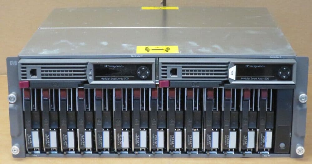 HP StorageWorks MSA500 G2 Modular Storage Array 1018 4GB Dual ...