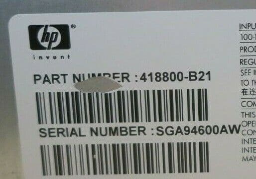 HP StorageWorks MSA70 21x 146GB 15K HDD Storage Array 1x SAS I/O Controller