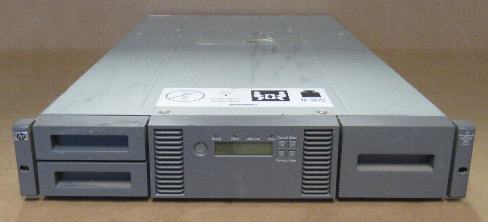 HP StorageWorks MSL2024 24Slot Tape Library 2U Rack Mount 407351001