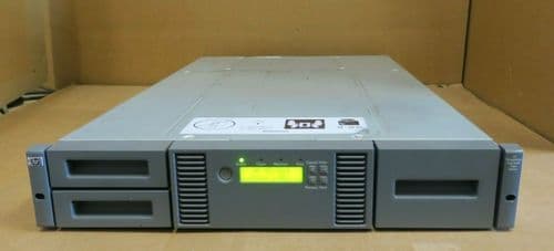 HP StorageWorks MSL2024 SCSI 1x LTO3 FC 24-Slot Rack Mount Tape Library AH169A