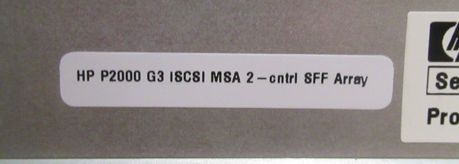 HP StorageWorks P2000 G3 iSCSI MSA 2x Dual Controller Disk Array BK831B