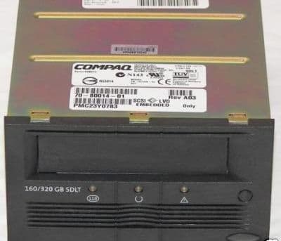 HP StorageWorks SDLT320 SDLT 320 258266-001 tape drive