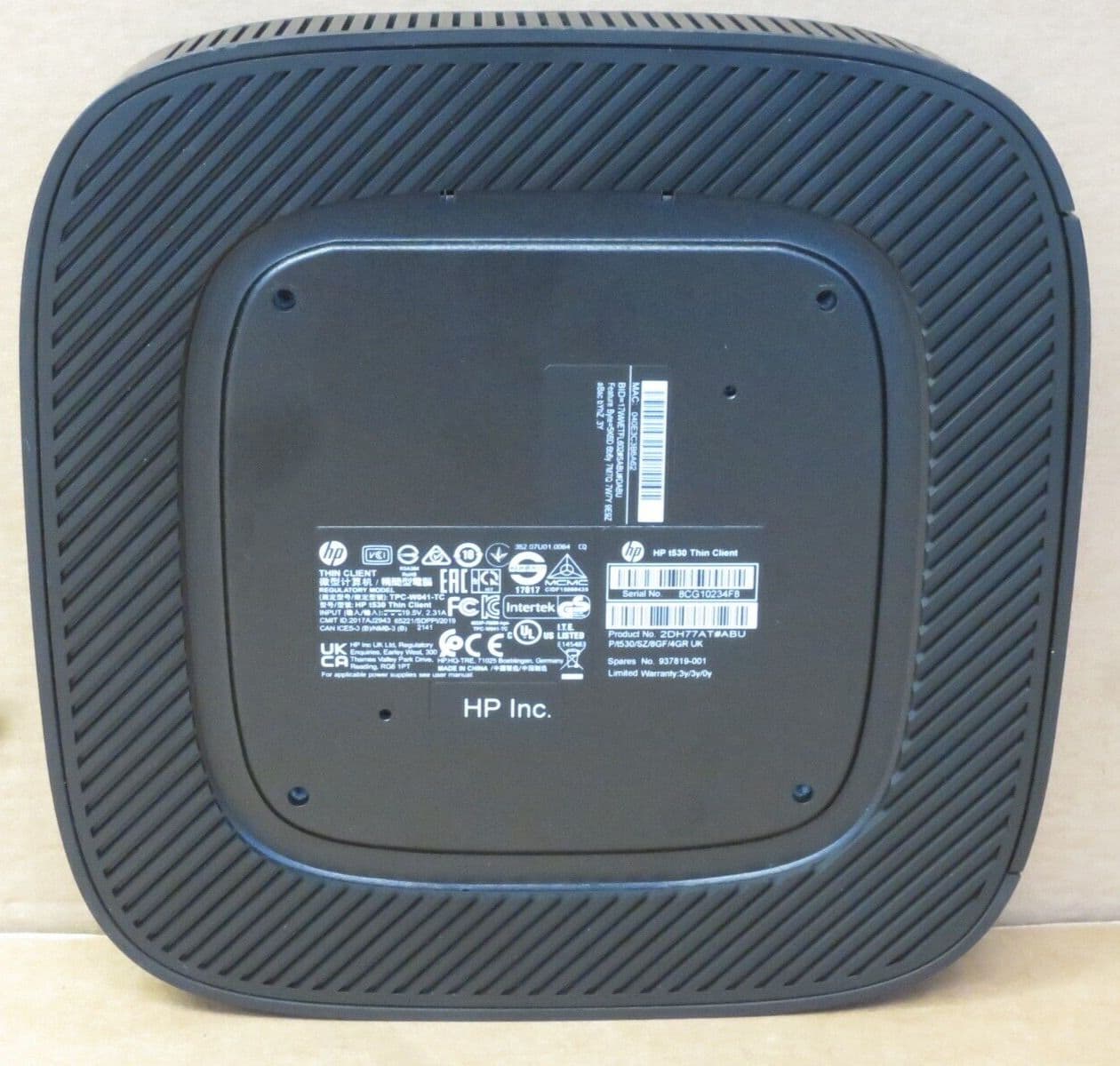 HP T530 Thin Client AMD GX-2155JJ 1 5GHz CPU 8GB Flash 4GB DDR4 TPC-W041-TC