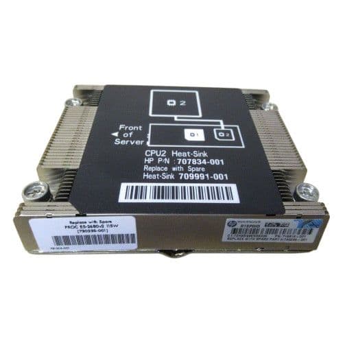 HP Virtual Connect CPU2 Screw Down Heatsink For Proliant SL200 Gen8 709991-001