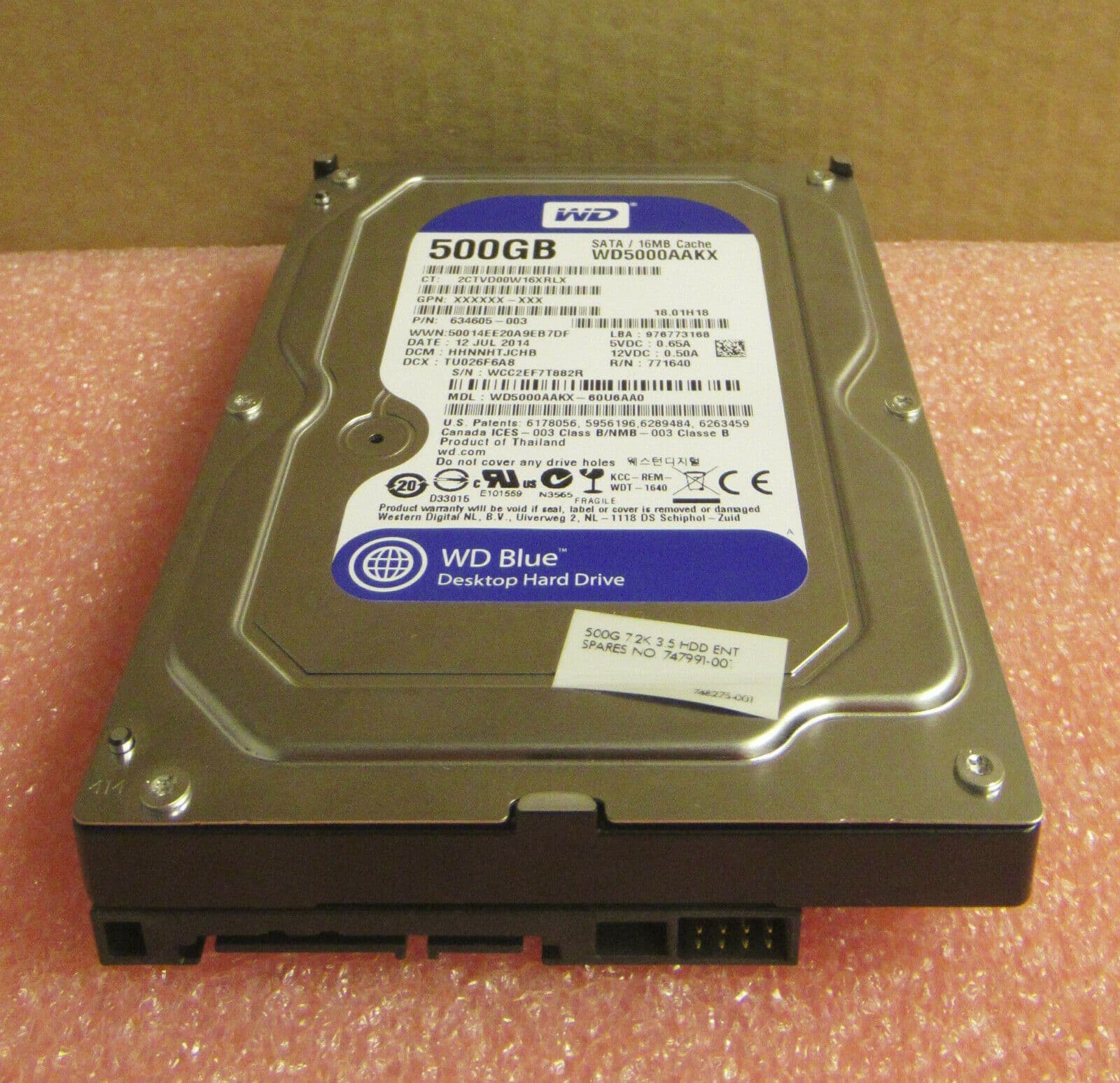 [001] HDD×3点 HGST / Hitachi Ultrastar 7K6 0B36047 HUS726T6TAL5204 6TB 3.5