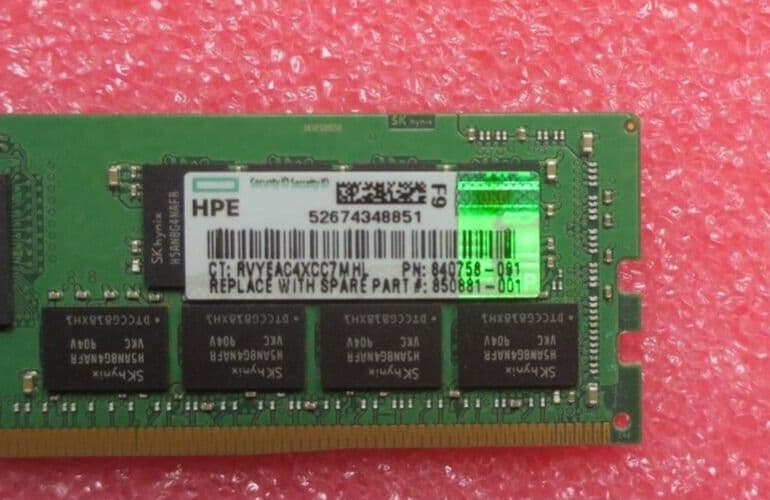 HPE 32GB 2Rx4 DDR4 PC4-2666V ECC REG Server Memory 850881
