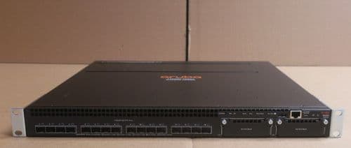 HPE Aruba 3810M 16x 1/10GbE SFP+ Port 2-Slot Switch JL075A Dual PS +Stack Module