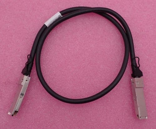 HPE FlexNetwork X240 40G QSFP+ to QSFP+ 1m Direct-Attach Copper DAC Cable JG326A