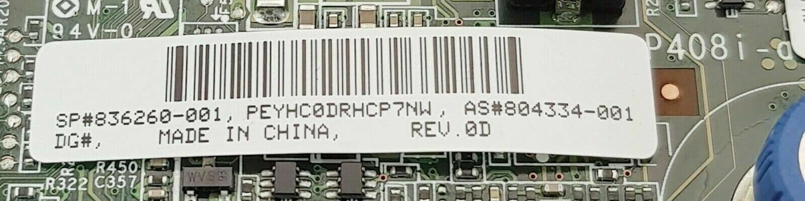 御成約　[3304] [3280] HPE P408i-SR SAS 12GB/s 2GB RAID GEN10 804334-001 836260-001