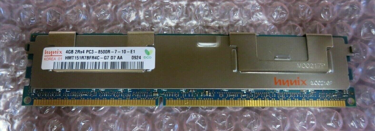 Hynix HMT151R7BFR4C-G7 4GB PC3-8500 DDR3-1066MHz ECC CL7 240P DIMM 