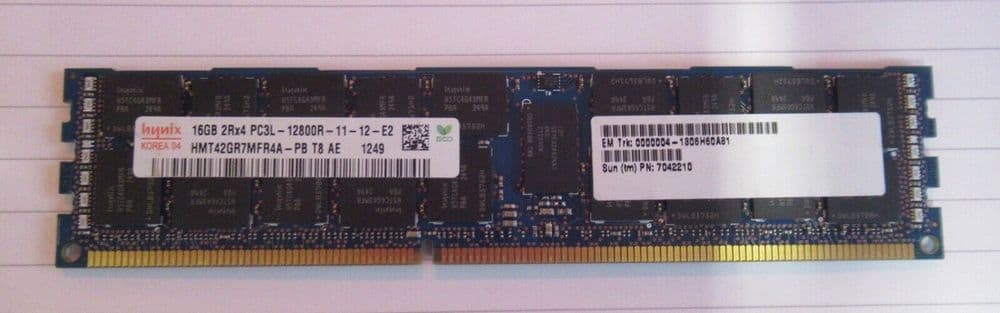 Hynix HMT42GR7MFR4A-PB 16GB PC3-12800 DDR3-1600MHz ECC CL11 240P DIMM ...
