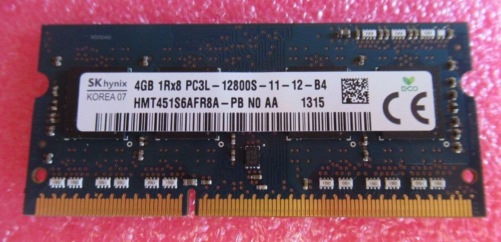 Hynix HMT451S6AFR8A-PB 4GB PC3-12800 DDR3-1600MHz non-ECC CL11 204P ...