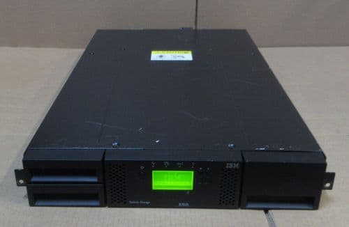 IBM 3573-L2U TS3100 24-Slot 2U Tape Library 2 x IBM LTO6 Tape Drive 35P1982