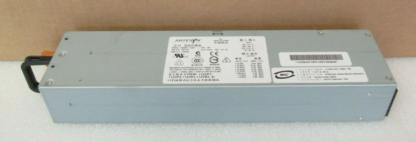 IBM 700W PSU Hot-Swappable Power Supply 39J4710 7000967-Y000