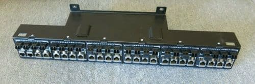 IBM 99Y0342 24-Port RJ45 Fibre 19" 1U Data Rack Mount Feed Though Patch Panel