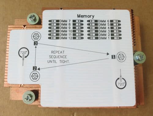 IBM BladeCenter H HeatSink Heat Sink For Blade Server HS22 49Y0659 / 46C3545