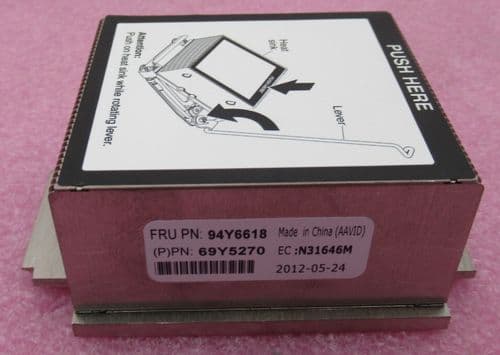 IBM CPU Processor Cooling Heatsink For IBM X3650 M4 Server - 69Y5270 94Y6618
