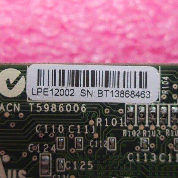 Emulex LPe12002-M8 8GB/s Fibre Channel PCI-E HBA Host Bus Adaptor Card C856M