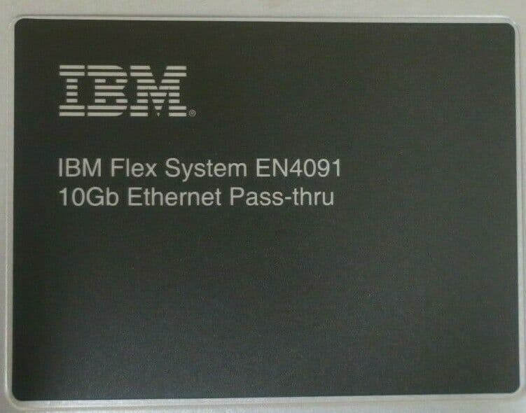 IBM - 10gb Ethernet Pass-thru Module For Bladecenter - P/N : 46M6184 / 46M6183 IBM - 10gb Ethernet Pass-thru Module For Bladecenter - P/N : 46M6184 / 46M6183