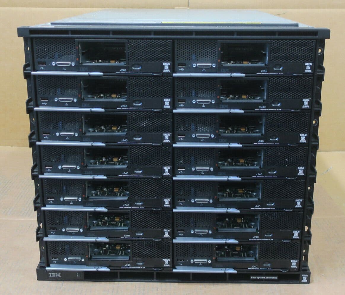 IBM Flex System Enterprise 14Slot Chassis 8721HC1 14x x240 CTO