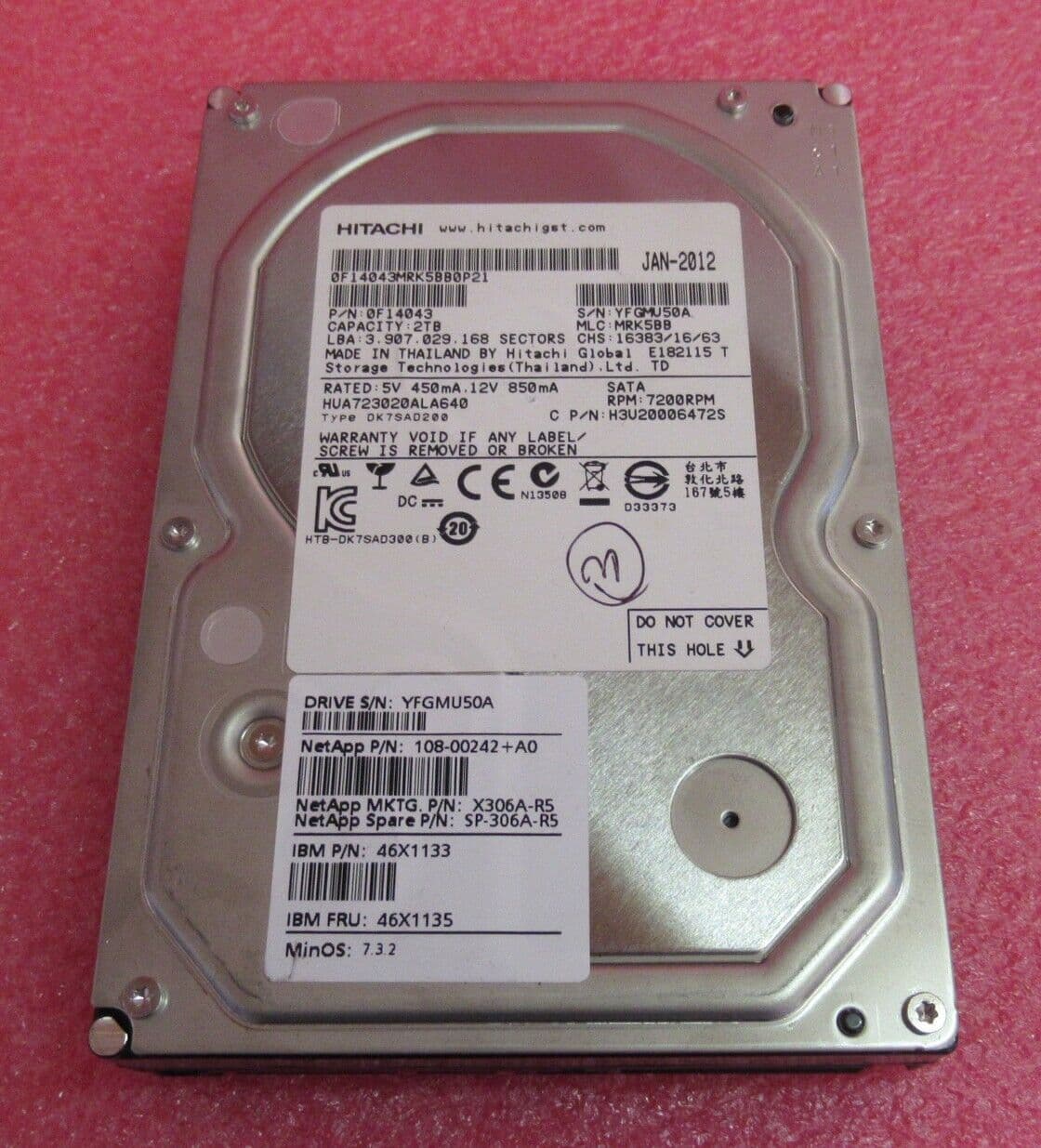 IBM NetApp 2TB 3 5