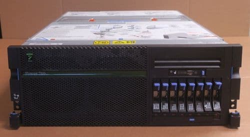 IBM Power 740 Express 8205-E6B Power7 6C 2.72GHz CPU 64GB RAM 8x 146GB HDD 8-Bay
